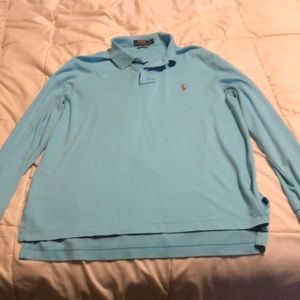 Unisex Large Long sleeve Polo Brand polo. Very soft light weight material.